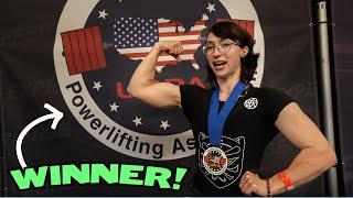 I won my first powerlifting competition (they didn't test me)