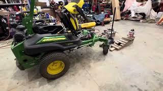 Time to repaint the mower desk John Deere zero turn