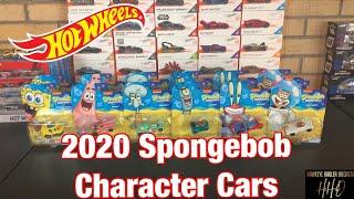 Hot Wheels Spongebob Squarepants Character Cars (2020)