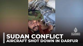 Sudan’s RSF claims to have shot down a cargo plane suspected of breaching UN arms embargo in Darfur