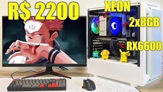 PC GAMER XEON X99 BARATO - VEJA COMO MONTAR (Teste em VÁRIOS JOGOS)