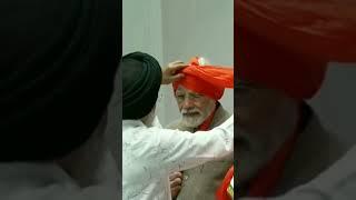 punjabi pagdi Baadhne ka Tarika sikha modi ji.#shorts