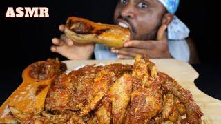 Mukbang Asmr Nigeria Chicken Stew&Rice.Eating all my favorite chicken parts.