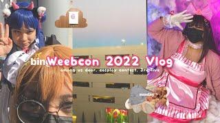 weebcon 2022, cosplay contest + among us door | in anime convention vlog