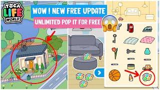 New Unlimited Free Pop It Update In Tocalifeworld | Pop It In Tocalifeworld | Toca Boca | Pop It