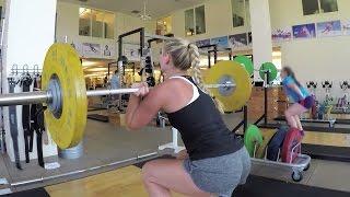 Lindsey Vonn Summer Workout at the Center of Excellence