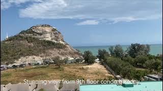 Beachfront Condo in Hua Hin with Sea&Mountain View (JC#SC)