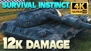 Leopard PT A: SURVIVAL INSTINCT, 12k - World of Tanks