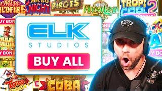 BUYING a SUPER BONUS on EVERY SLOT from ELK GAMING!! (Bonus Buys)