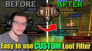 YOU NEED THIS IN POE 2 CUSTOM Loot Filter BEGINNER Guide | Path of Exile 2 | POE 2