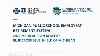 2024 Blue Cross Blue Shield for Michigan Public School Employees' Retirement System