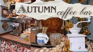  the coziest *cottage style* autumn coffee bar OF ALL!  || decorate with me || pantry update