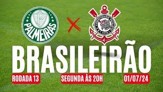 BRASILEIRÃO 2024PALMEIRAS: X CORINTHIANS: RODADA 13