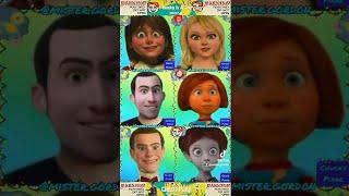 Equipo Mister Gordon Pixar Vs Equipo Chucky Pixar/TikTok Bad Romance Challenge/Humor #Shorts YouTube