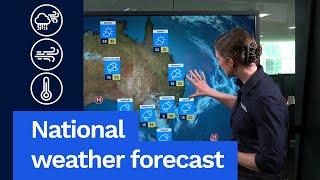 National Weather Forecast Friday 27 September 2024: Rain in the east and developing from the west