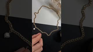 Бижутерия украшения своими руками️ Что нужно: цепь, бусины натурального жемчуга, пины, замочек.