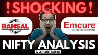 Emcure Pharma IPO and Bansal Wire IPO - Shocking | Bank Nifty and Nifty analysis | 3/7/2024