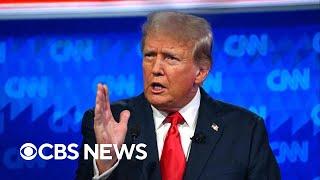 Trump reacts to Biden decision to end reelection campaign
