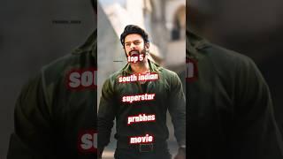 Top 5 South Indian Superstar Prabhas Movies! | Must-Watch Blockbusters  #shortsfeed