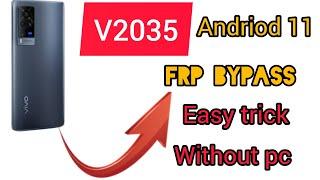 VIVO Y51 FRP Bypass Android 11| VIVO V2035 FRP Bypass Android 11/ VIVO Y51 Google Bypass 2023#MRSAIF