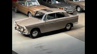 Präsentation Peugeot 404 Superluxe, 1966 - grünes Leder