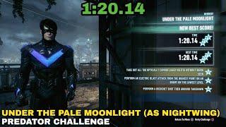 Batman Arkham Knight - Under the Pale Moonlight (as Nightwing) - Predator Challenge