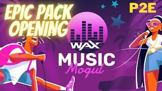 MUSIC MOGUL WAX Studio's latest P2E GAME - EPIC PACK OPENING!