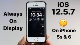 Enable Always On Display on iPhone 5s & 6 || Always on Display on (iOS 12.5.7)