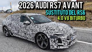 CAZADO 2026 AUDI RS7 AVANT! (*V8 PHEV +700CV*)