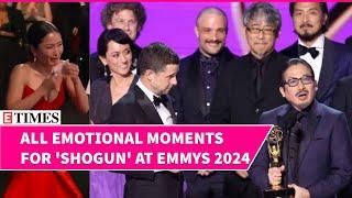 Shogun: Historic & Emotional Moments At Emmys 2024 | Hiroyuki Sanada, Anna Sawai, FIRSTS for Japan