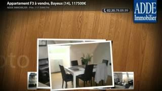 Appartement F3 à vendre, Bayeux (14), 117500€