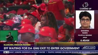 EFF waiting for DA GNU exit to enter government