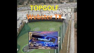 Topgolf Webster Texas Aerial 4K Drone Video