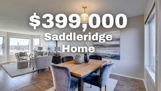 Tour a $399,000 Home in Saddleridge, Calgary! Home For Sale 2022!