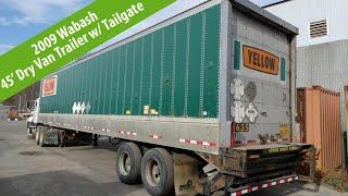 2009 Wabash DVHDHPC 45' Tandem Axle Dry Box Trailer - TRO 1029245