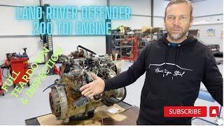 Land Rover 200 TDI Defender Engine - Teardown and Inspection