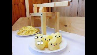 POTATO CUTTER WITH YOUR HANDS !!!!