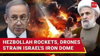 Kiryat Shmona Under Attack: Israel's Iron Dome 'Fails' To Stop Hezbollah's Rocket-Drone Fury