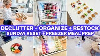  SUNDAY RESET + RESTOCK + ORGANIZE + CLEAN WITH ME CLEANING MOTIVATION | DECLUTTER JAMIE'S JOURNEY