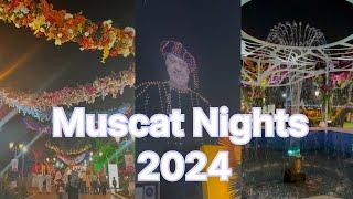 Muscat Nights 2024 | Drone Show | Light Show | Muscat Flower Festival | 2024 | Al Qurum Park #oman