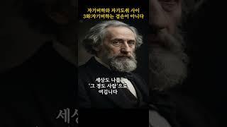 겸손과 오만, 그 경계의 진실 #쇼펜하우어#자아성찰 #철학쇼츠 #심리철학#긍정의말