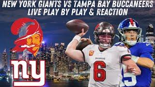 *LIVE* | NFL | New York Giants Vs. Tampa Bay Buccaneers Play By Play & Reaction