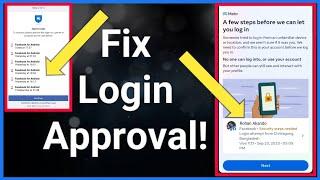 Facebook login approve problem fixed 2023 l how to solve Facebook security steps needed problem