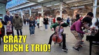 When 3 Crazy Guys Played Rush E in Train Station | Cole Lam