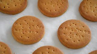 DIGESTIVE BISCUIT RECIPE | HOME MADE HEALTHY ATTA BISCUIT | DIGESTIVE BISCUIT