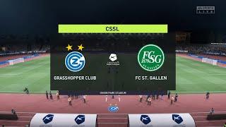 FIFA 22 | Grasshopper vs St. Gallen - CSSL | 06/08/2022/ | Gameplay