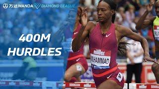 Dalilah Muhammad cruises to 400m hurdles victory in 54.54 - Wanda Diamond League