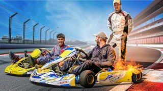 LE KARTING A SYLVAIN PREND FEU !