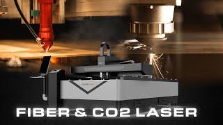 Fiber Laser & CO2 Laser All-In-One | Bosslaser