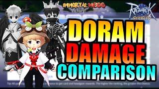 DORAM, WARLOCK AND MECHANIC DMG COMPARISON - RAGNAROK ORIGIN